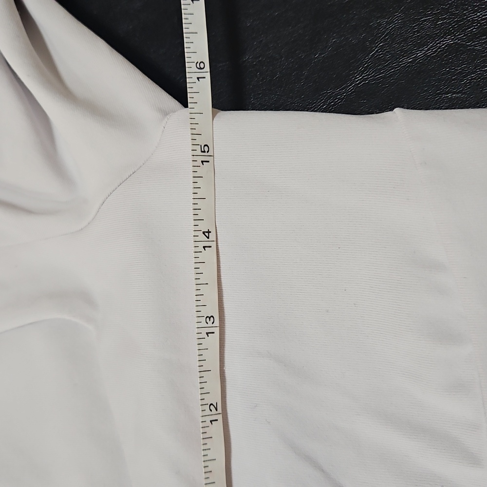 Babaton Aritzia Womens Off White Contour Bodysuit Size L Preppy Everyday Basics - Picture 7 of 10